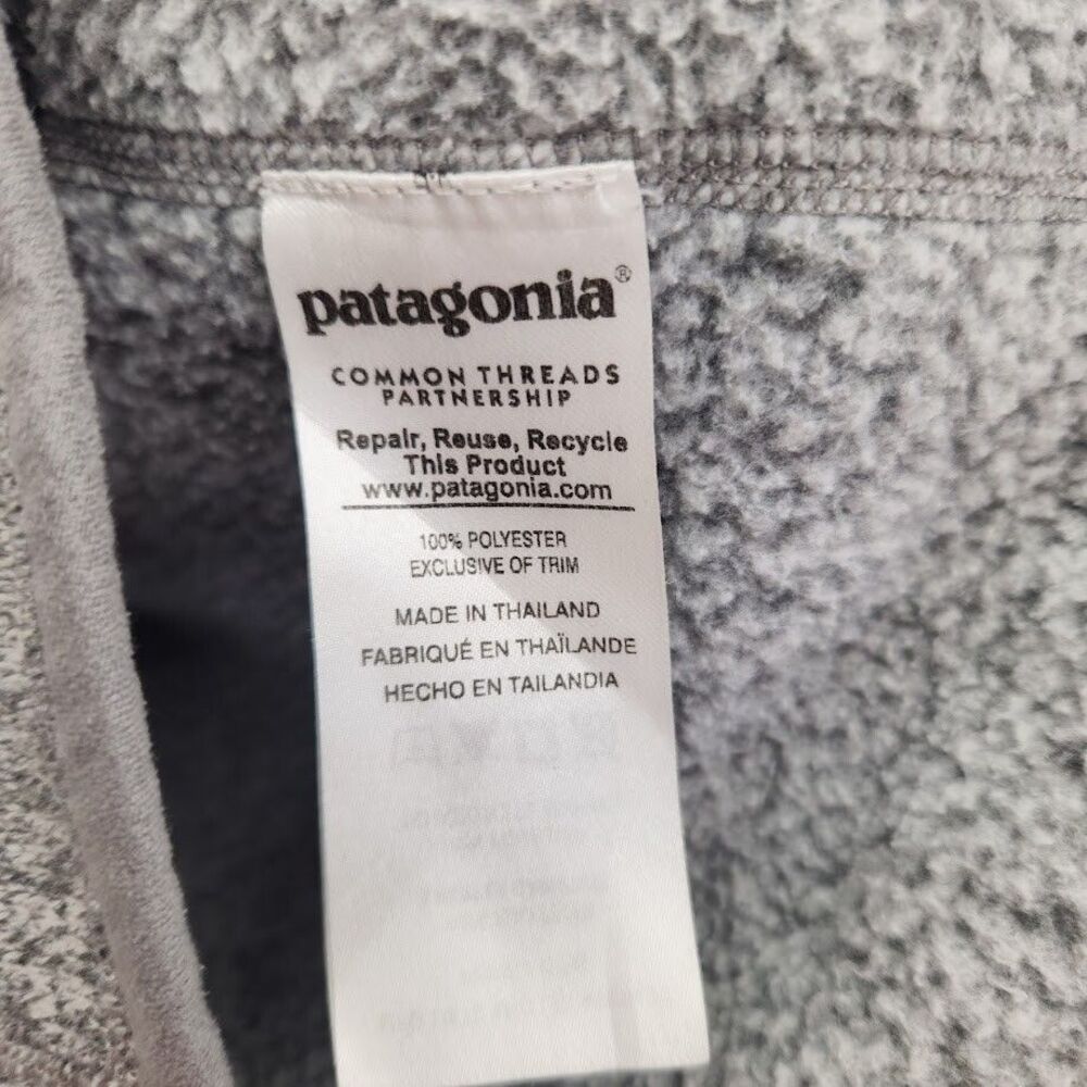 Patagonia Women's Better Sweater 1/4 Zip Gray Size XS - Picture 4 of 4